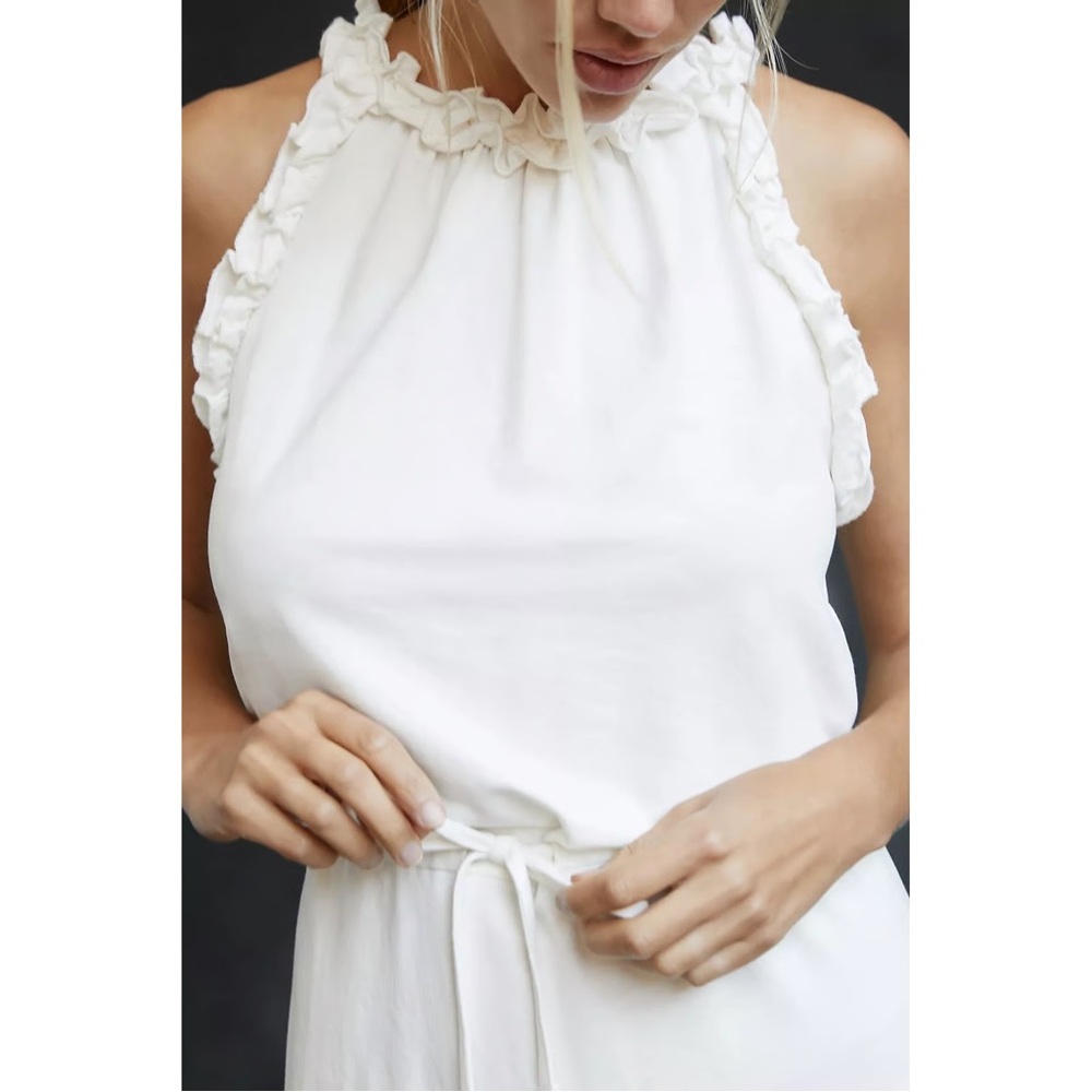 Anthopolgie Sundays Larissa Ruffled Halter